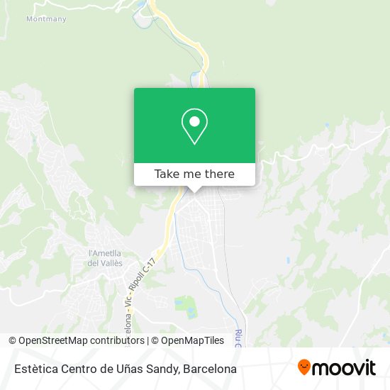 Estètica Centro de Uñas Sandy map