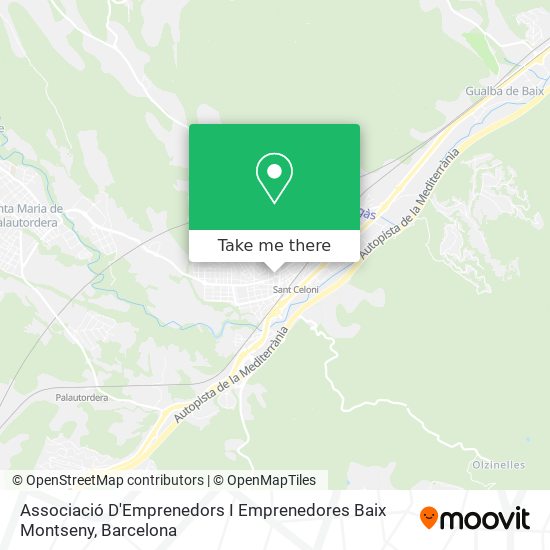 Associació D'Emprenedors I Emprenedores Baix Montseny map