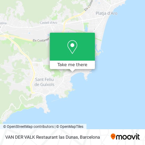 mapa VAN DER VALK Restaurant las Dunas