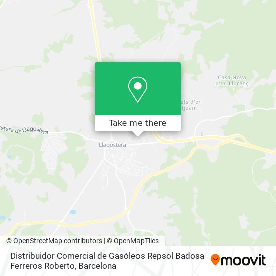 Distribuidor Comercial de Gasóleos Repsol Badosa Ferreros Roberto map