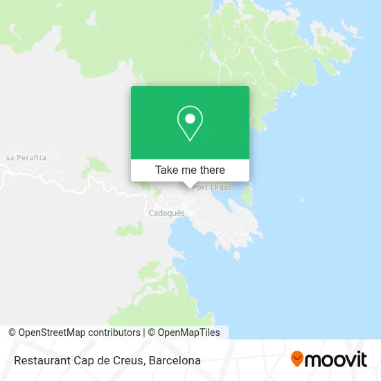 Restaurant Cap de Creus map