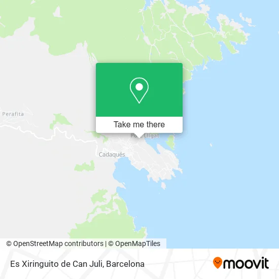 Es Xiringuito de Can Juli map