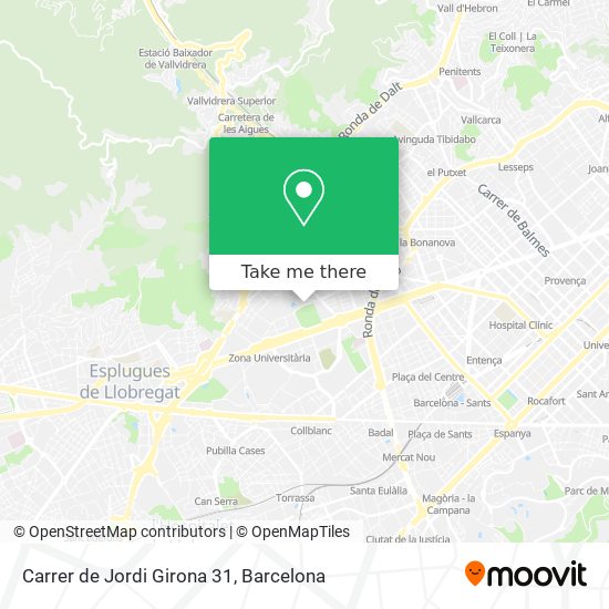 Carrer de Jordi Girona 31 map