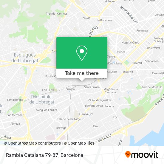Rambla Catalana 79-87 map