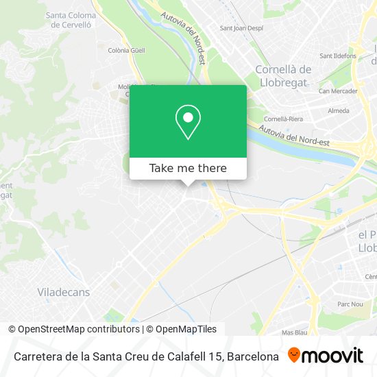Carretera de la Santa Creu de Calafell 15 map