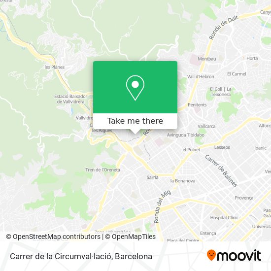 Carrer de la Circumval·lació map