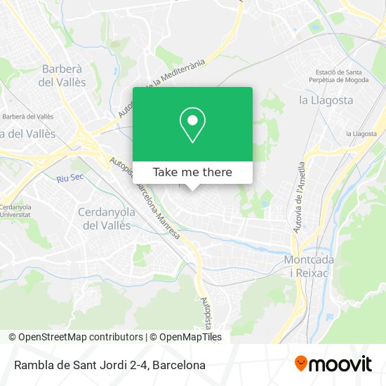 Rambla de Sant Jordi 2-4 map