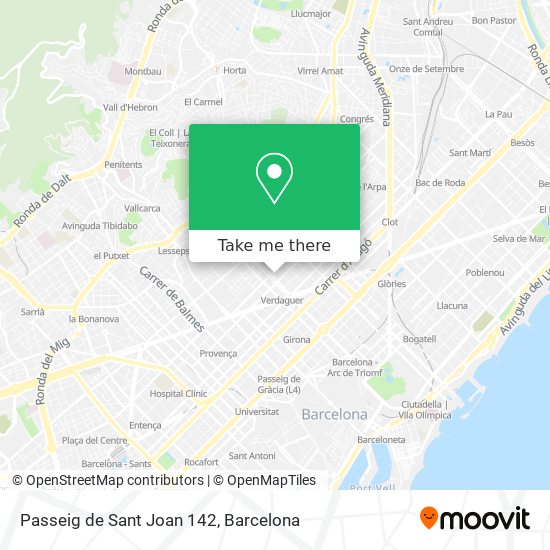 Passeig de Sant Joan 142 map