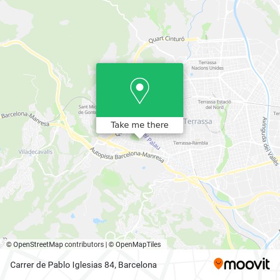 Carrer de Pablo Iglesias 84 map