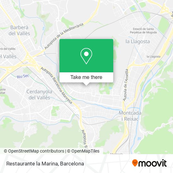 Restaurante la Marina map