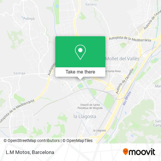 L.M Motos map