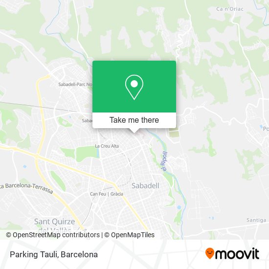 Parking Tauli map