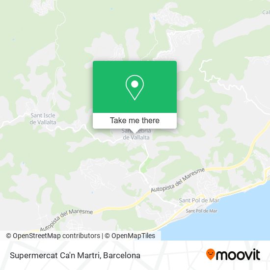 Supermercat Ca'n Martri map