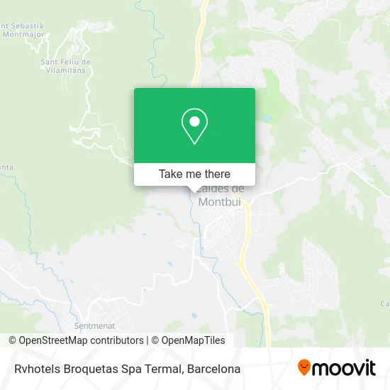 Rvhotels Broquetas Spa Termal map