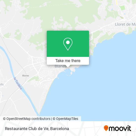 Restaurante Club de Ve map