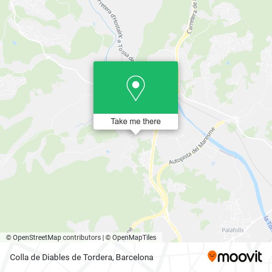 Colla de Diables de Tordera map