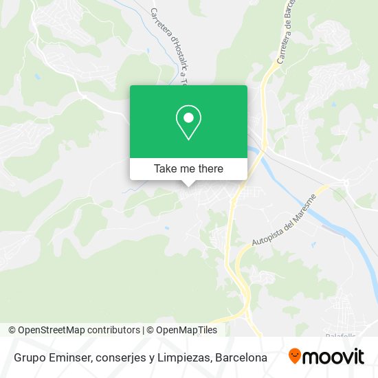 Grupo Eminser, conserjes y Limpiezas map