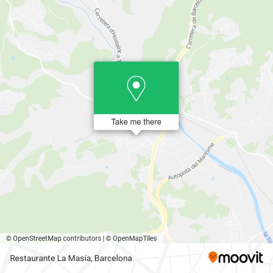 Restaurante La Masía map