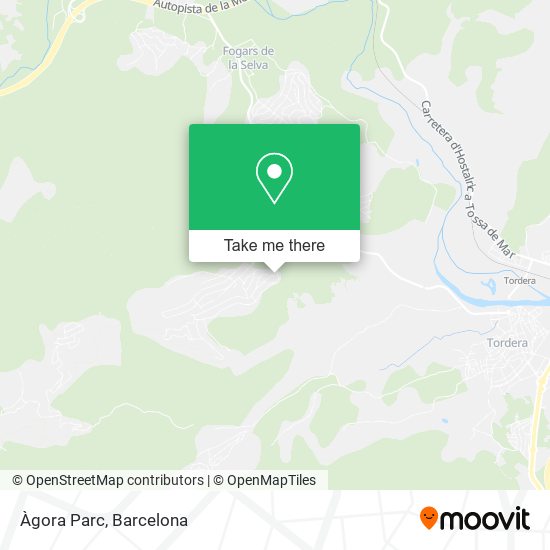 Àgora Parc map