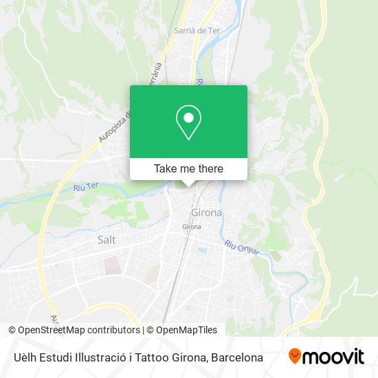 Uèlh Estudi Illustració i Tattoo Girona map