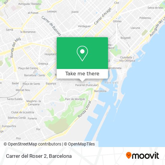 mapa Carrer del Roser 2