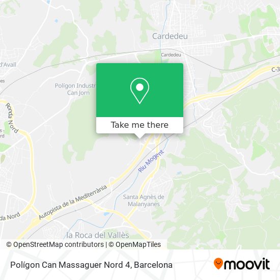 Polígon Can Massaguer Nord 4 map