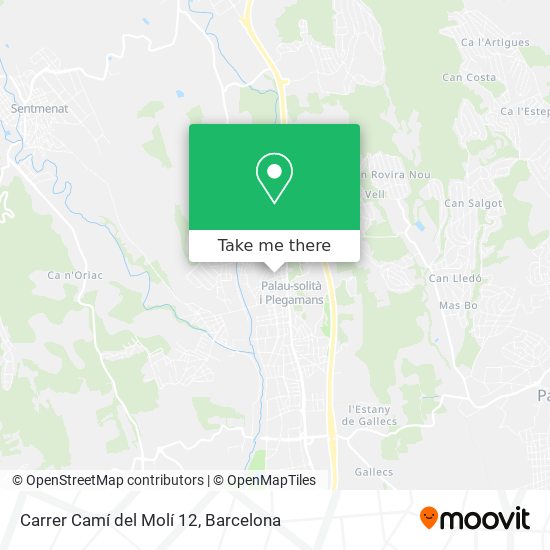 Carrer Camí del Molí 12 map