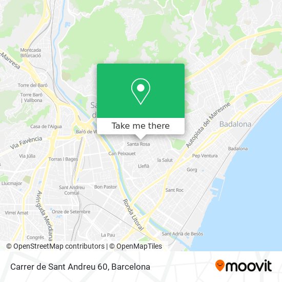 Carrer de Sant Andreu 60 map