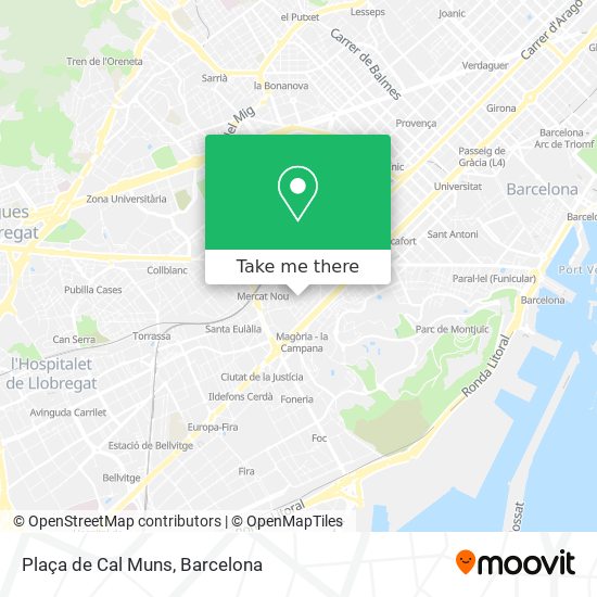 Plaça de Cal Muns map