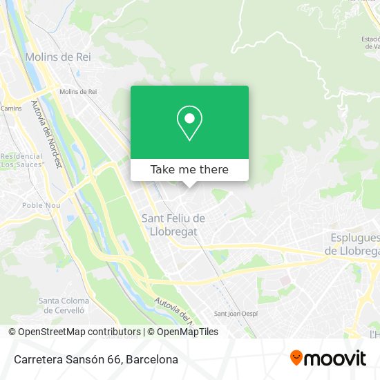 Carretera Sansón 66 map