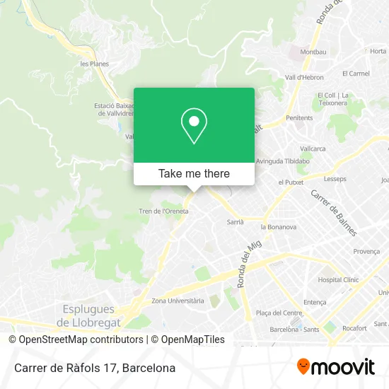 Carrer de Ràfols 17 map