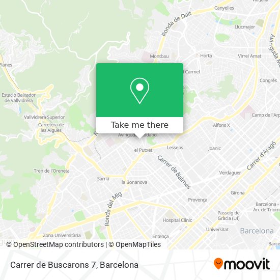 mapa Carrer de Buscarons 7