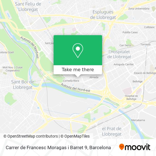 Carrer de Francesc Moragas i Barret 9 map