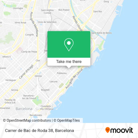 Carrer de Bac de Roda 38 map