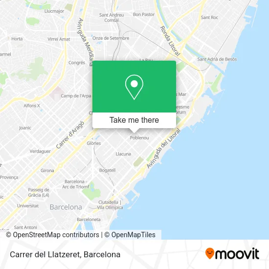Carrer del Llatzeret map