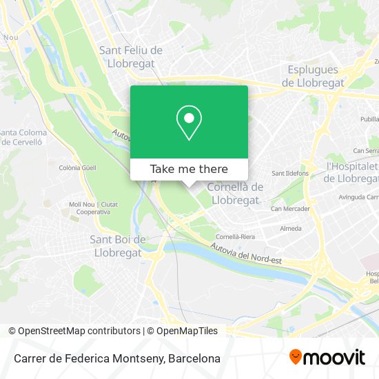 Carrer de Federica Montseny map