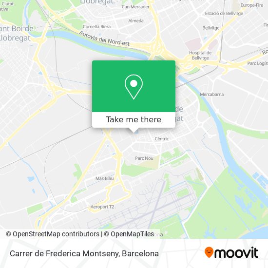 Carrer de Frederica Montseny map