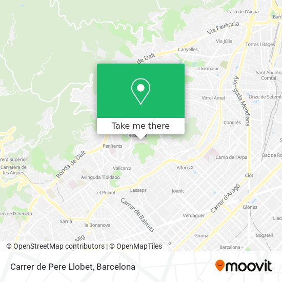 Carrer de Pere Llobet map