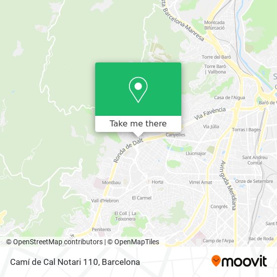 Camí de Cal Notari 110 map