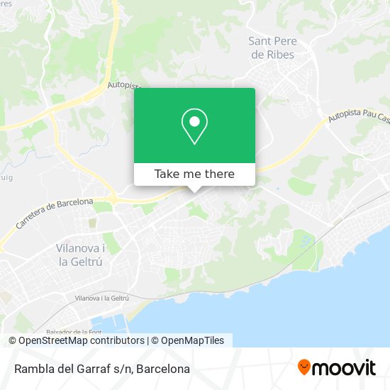 Rambla del Garraf s/n map