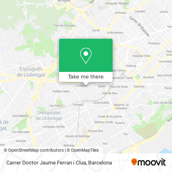 Carrer Doctor Jaume Ferran i Clua map