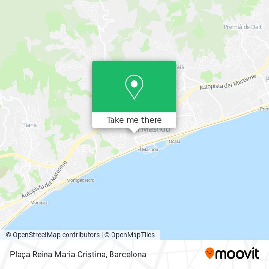 Plaça Reina Maria Cristina map