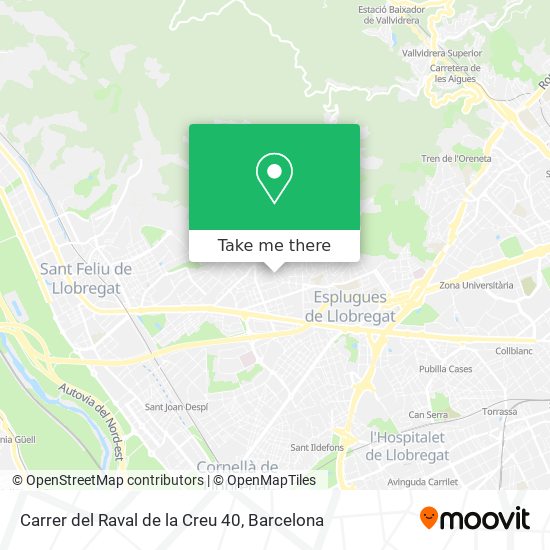 Carrer del Raval de la Creu 40 map