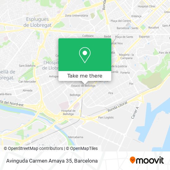 Avinguda Carmen Amaya 35 map