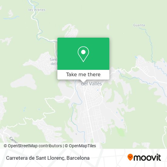 Carretera de Sant Llorenç map