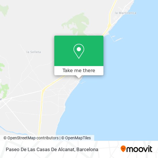 Paseo De Las Casas De Alcanat map