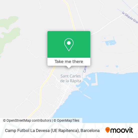 Camp Futbol La Devesa (UE Rapitenca) map