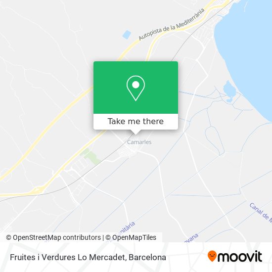 Fruites i Verdures Lo Mercadet map