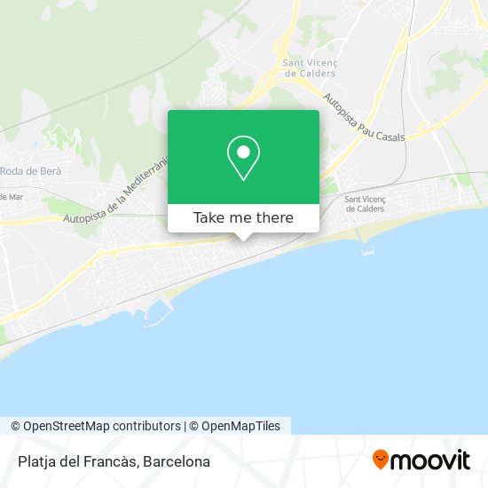 Platja del Francàs map
