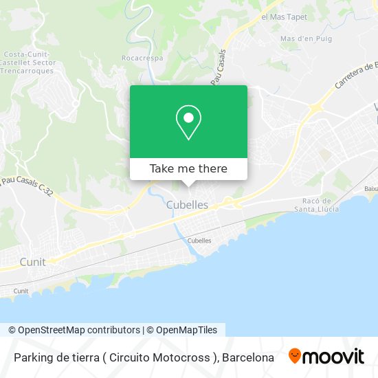 Parking de tierra ( Circuito Motocross ) map